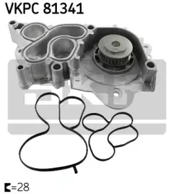 VKPC 81341 SKF - Насос охолоджуючої рідини SKF купить